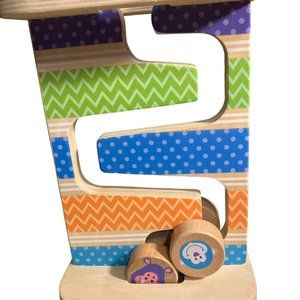 Melissa and Doug First Play Wooden Safari Zig-Zag Tower